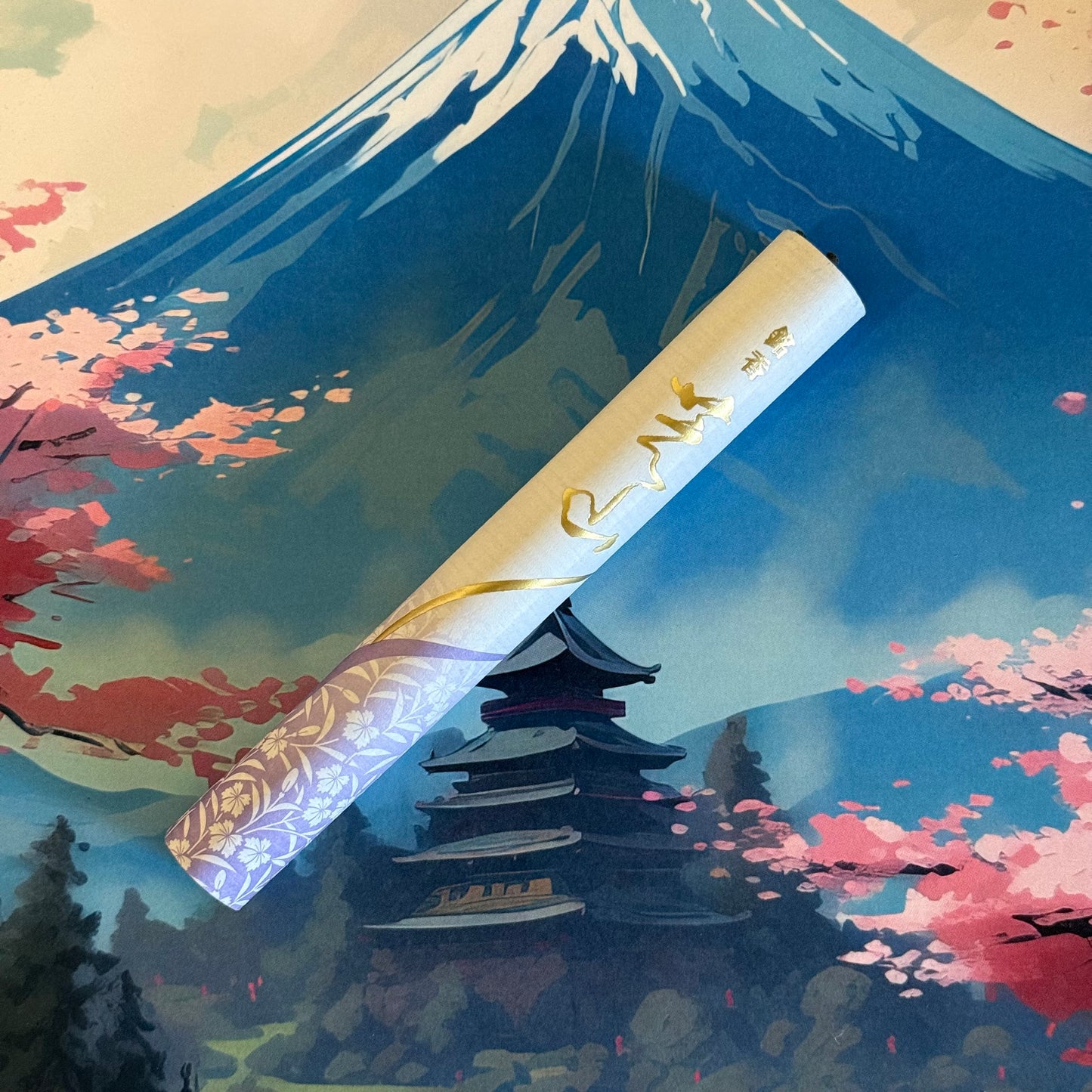 Meiko Shibayama Japanese incense. 50 sticks with floral and woody fragrance, low smoke, perfect for meditation, relaxation, mindfulness, and Buddhist practice.