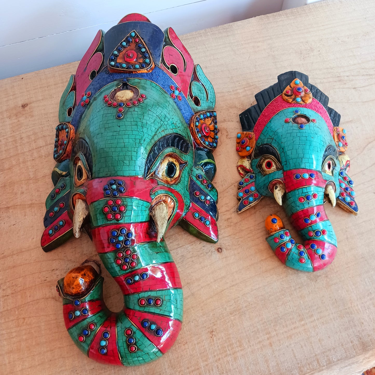 Ganesh (or Ganesha) is the Hindu elephant god, symbolising protection and the removal of obstacles from one's path.