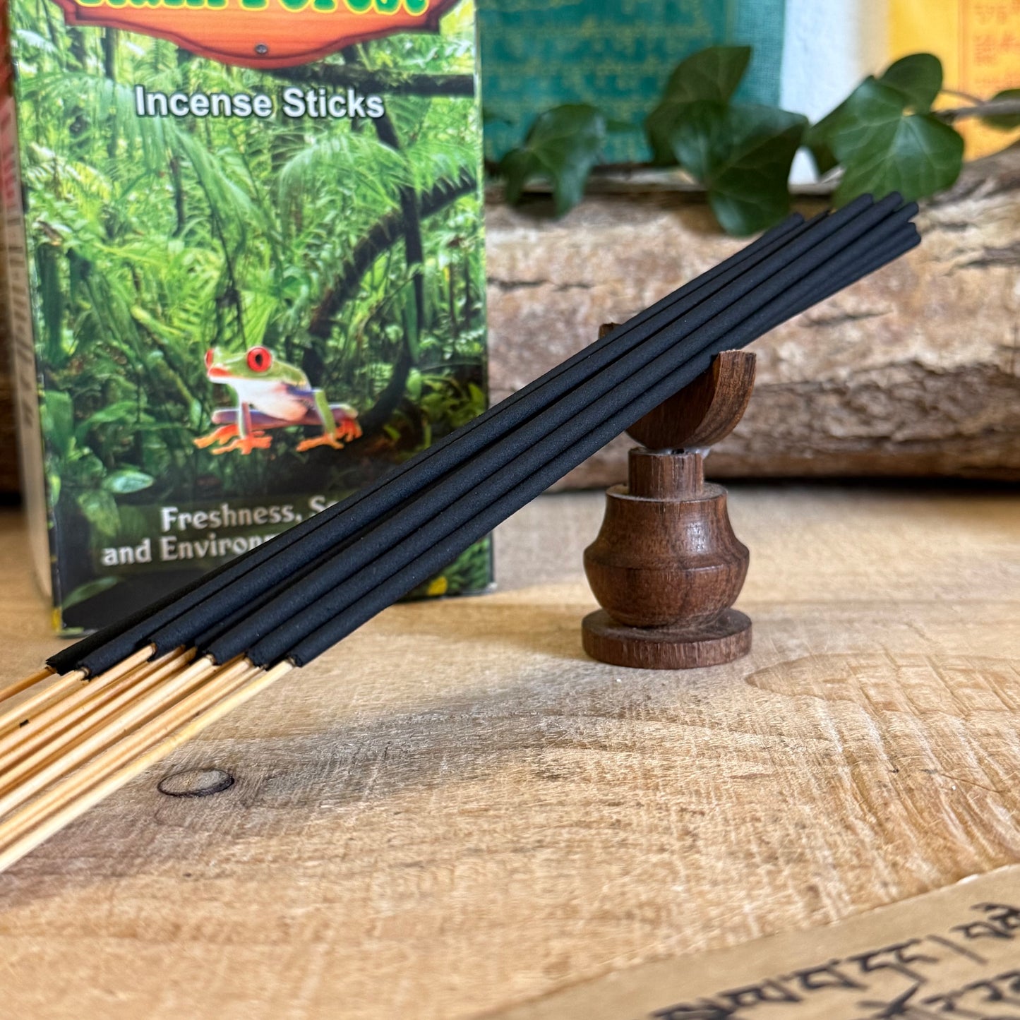 Rain Forest Hexagon Incense – A Mystical Escape into Nature
Immerse yourself in the enchanting aroma of a lush rainforest with our Rain Forest Hexagon Incense. Crafted with a carefully selected blend of fresh wood and mossy notes, these incense sticks evoke the serene beauty of nature, filling your space with a mysteriously enticing, bright, and woody fragrance.
Handcrafted in Bangalore, India, by Hari Darshan, each pack contains 20 premium incense sticks, offering a 30-minute burn time per stick. Perfect