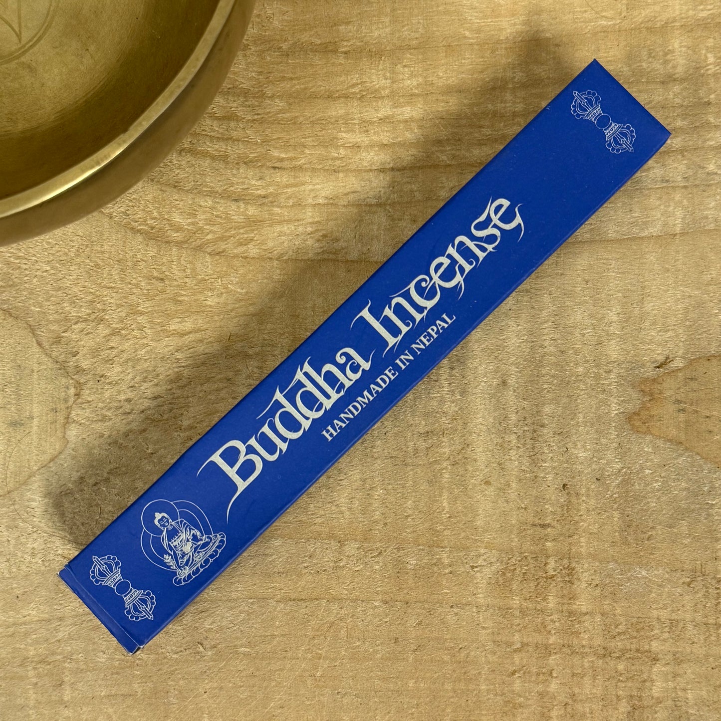 Buddha Blessing Tibetan Incense with herbal sticks and holder.