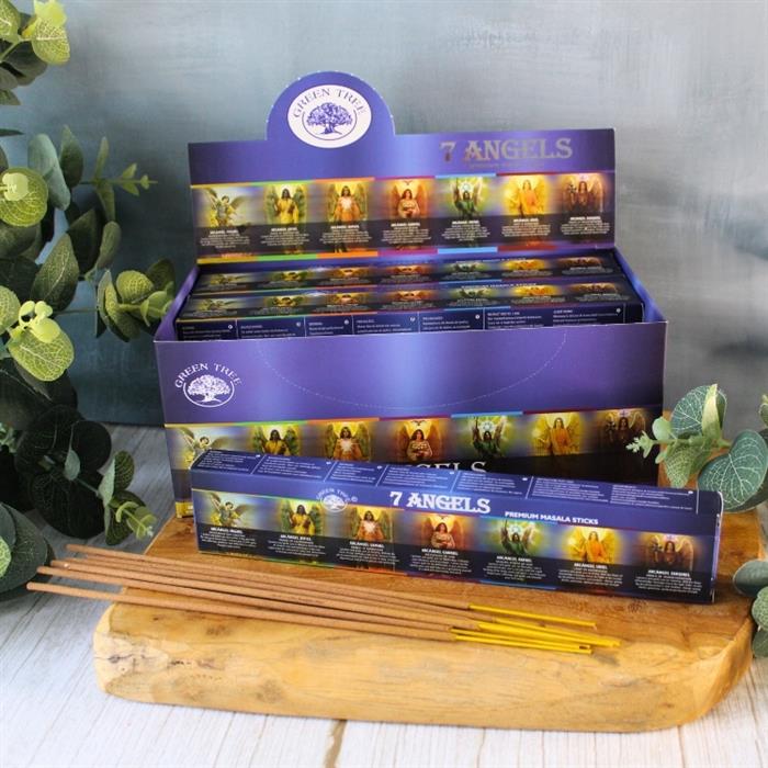 Green Tree 7 Angels Incense Sticks – Hand Rolled Natural Divine Aroma