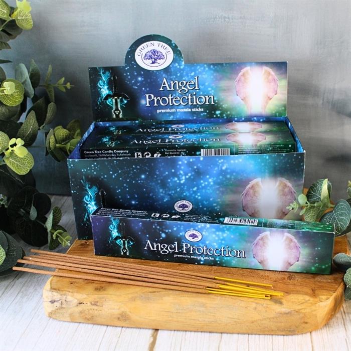 Green Tree Angel Protection Incense Sticks – Hand Rolled Natural Peace Aroma