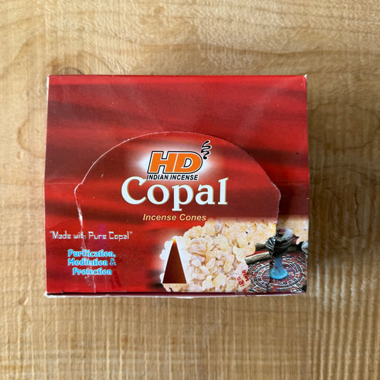 Copal Hari Incense Cones – Natural Resin Ritual Incense
Copal Hari incense cones with natural copal resin aroma. Ideal for cleansing, purification, meditation, and spiritual ritual use.