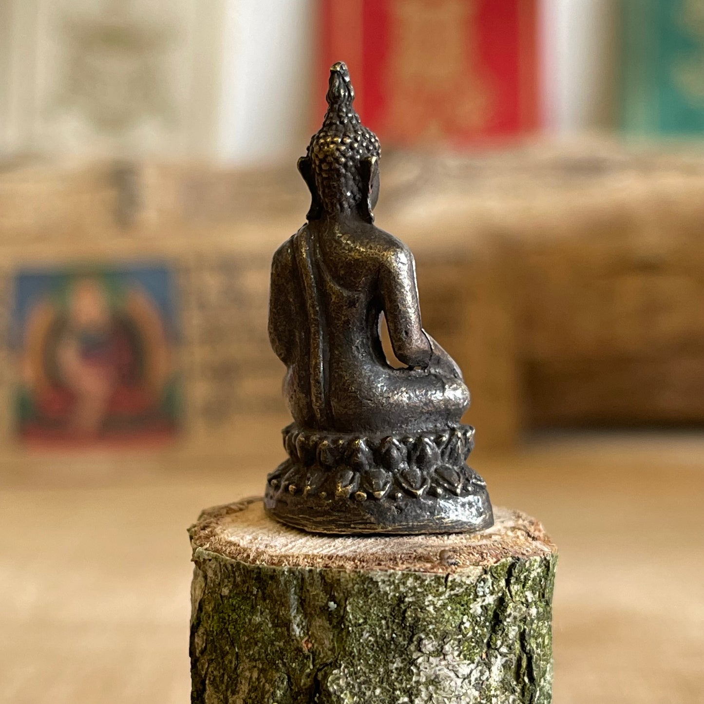 Mini Brass Buddha Statue 3 cm