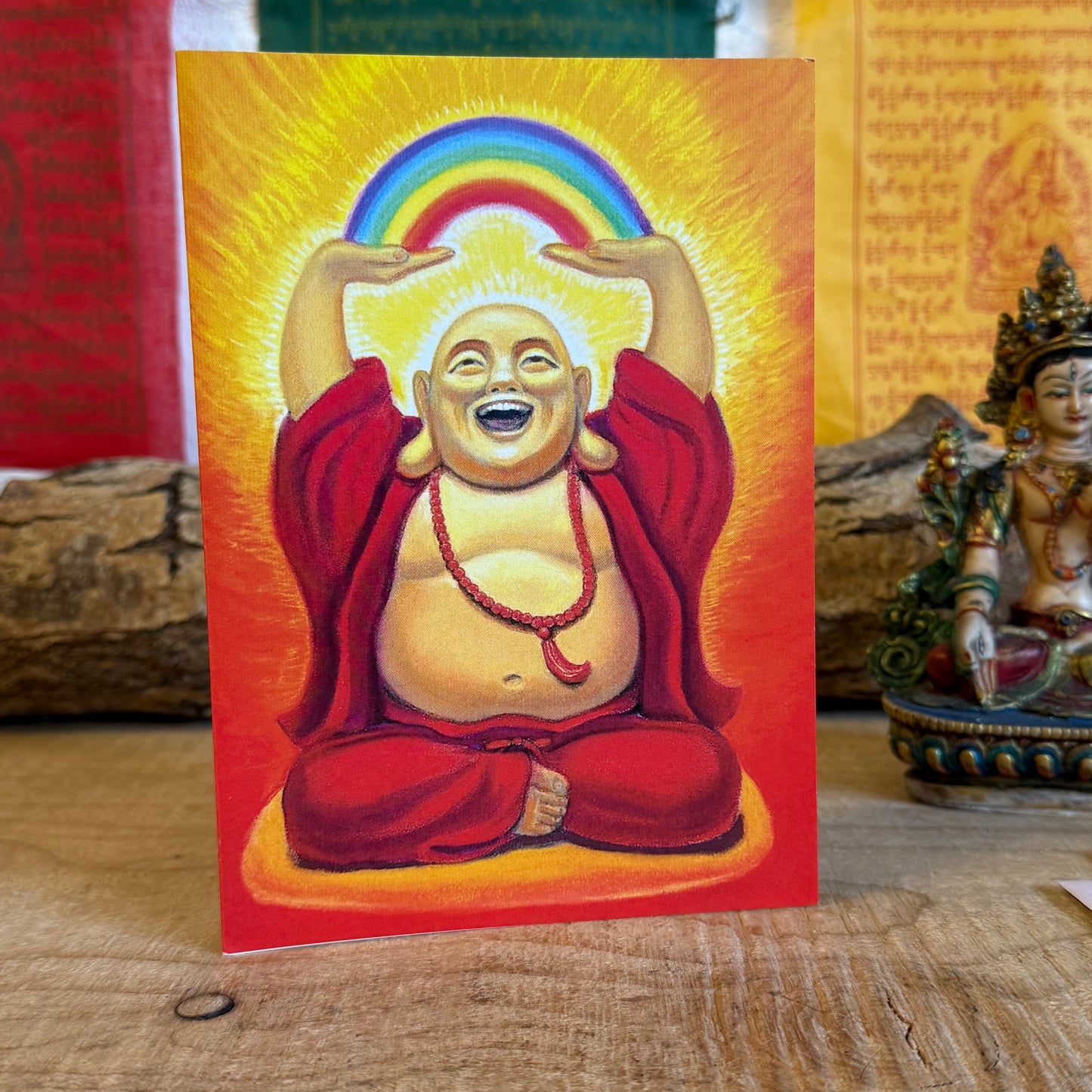 joyful Birthday card for friends and family.
Inside Reads: Have a Buddha-Full Day! And many more. Comes with an illustrated envelope. Each card also has faint artwork inside.
Dimensions of Card: 125 x 174mm (4.8" x 6.9") approx.
Tree-Free was founded in 1999 with a millennial eye toward artful simplicity, sustainability, and social impact.
Contrary to conventional greeting cards with flowery sentiments, elaborate print techniques and ever-rising prices, Tree-Free has quickly gained a following for its s