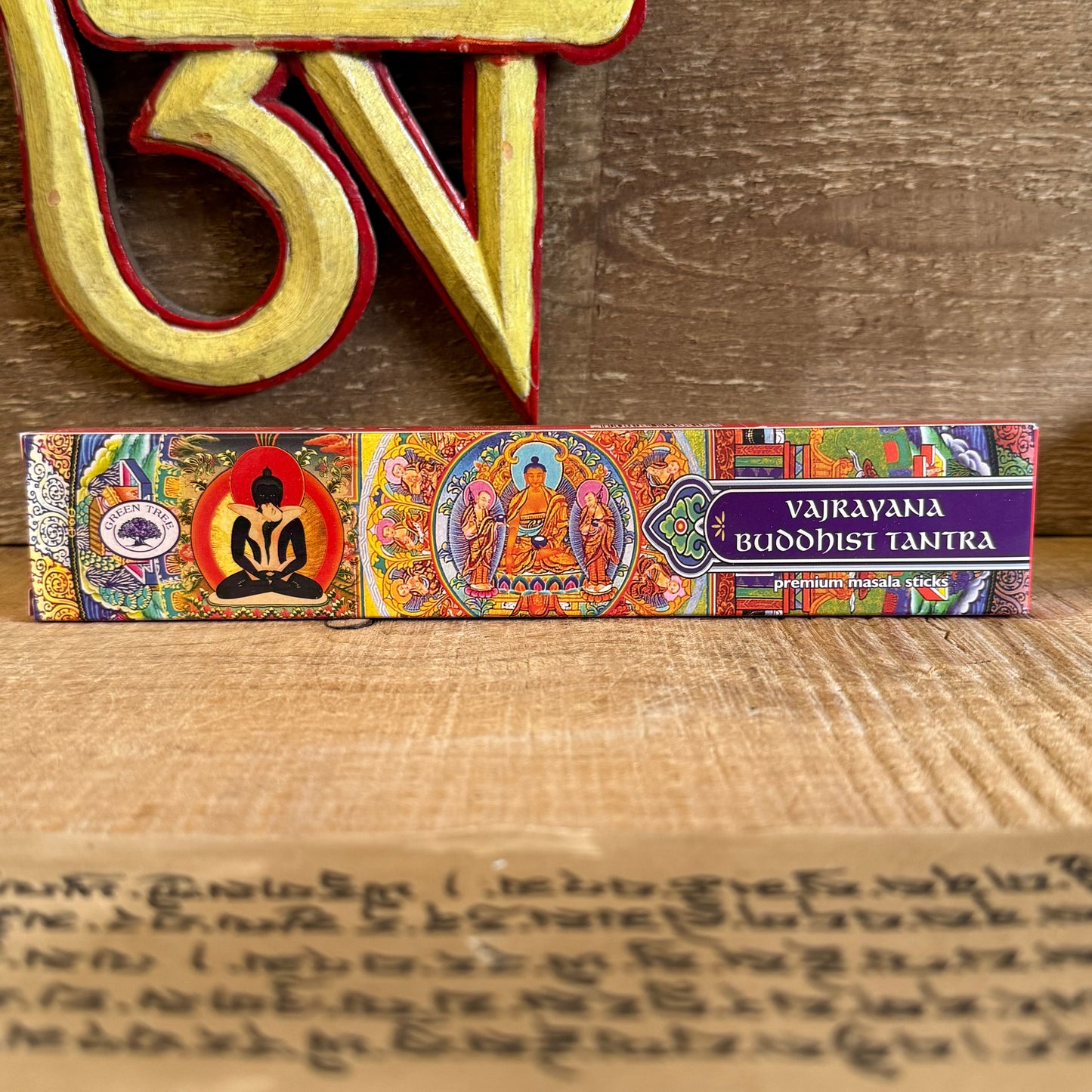 Blessed Seeker, enter the temple of stillness.
With each breath of Green Tree’s Buddhist Tantra Incense, you are drawn closer to balance—within yourself and the world around you. Crafted with a sacred blend of natural herbs and resins, this fragrance is a gateway to the harmonious energies of Buddhist tradition. Its soft, sweet scent refreshes the spirit and creates a field of deep well-being.