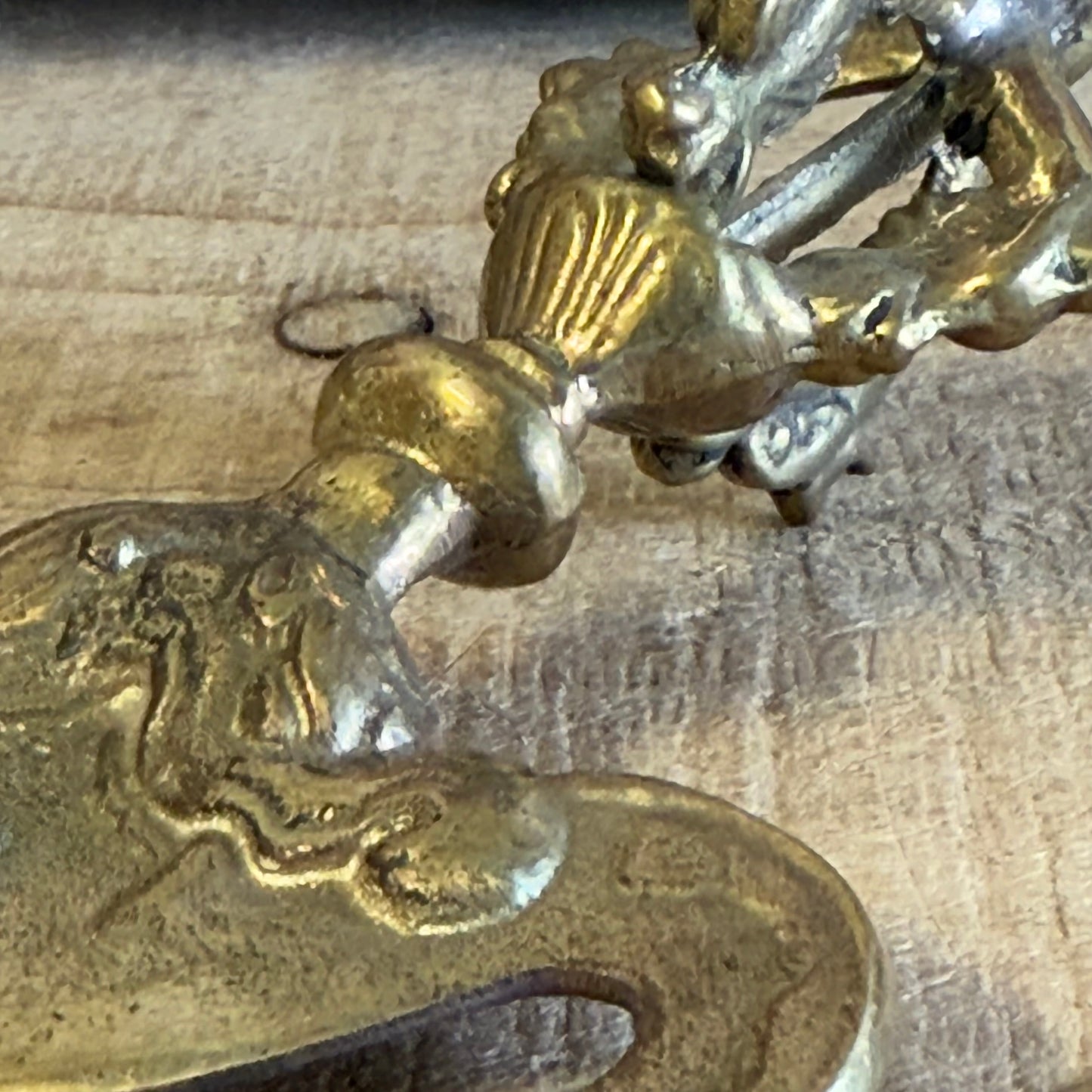 Handmade solid brass Kartika from Nepal. Symbolizing severance of material and worldly bonds, a powerful Buddhist ritual tool tied to Mahakala, Dakinis, Yama, and Yamantaka.