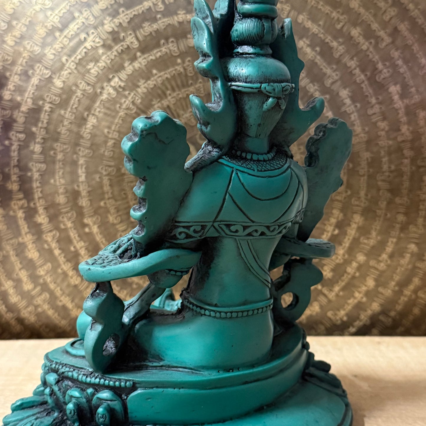 Green Tara Resin Statue 24cm – Divine Protection & Swift Compassion