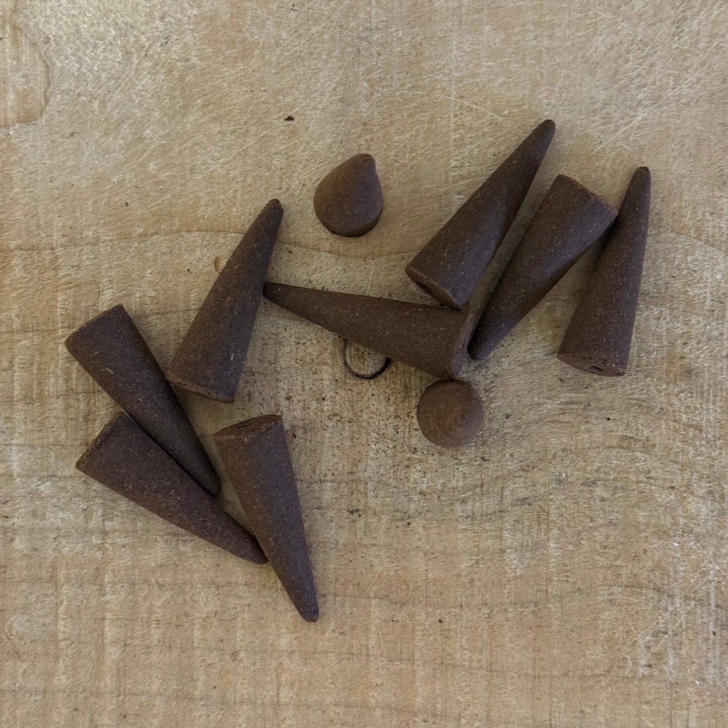 Tribal Soul white copal backflow incense cones. Purifying resin incense with waterfall smoke effect for meditation and ritual use.