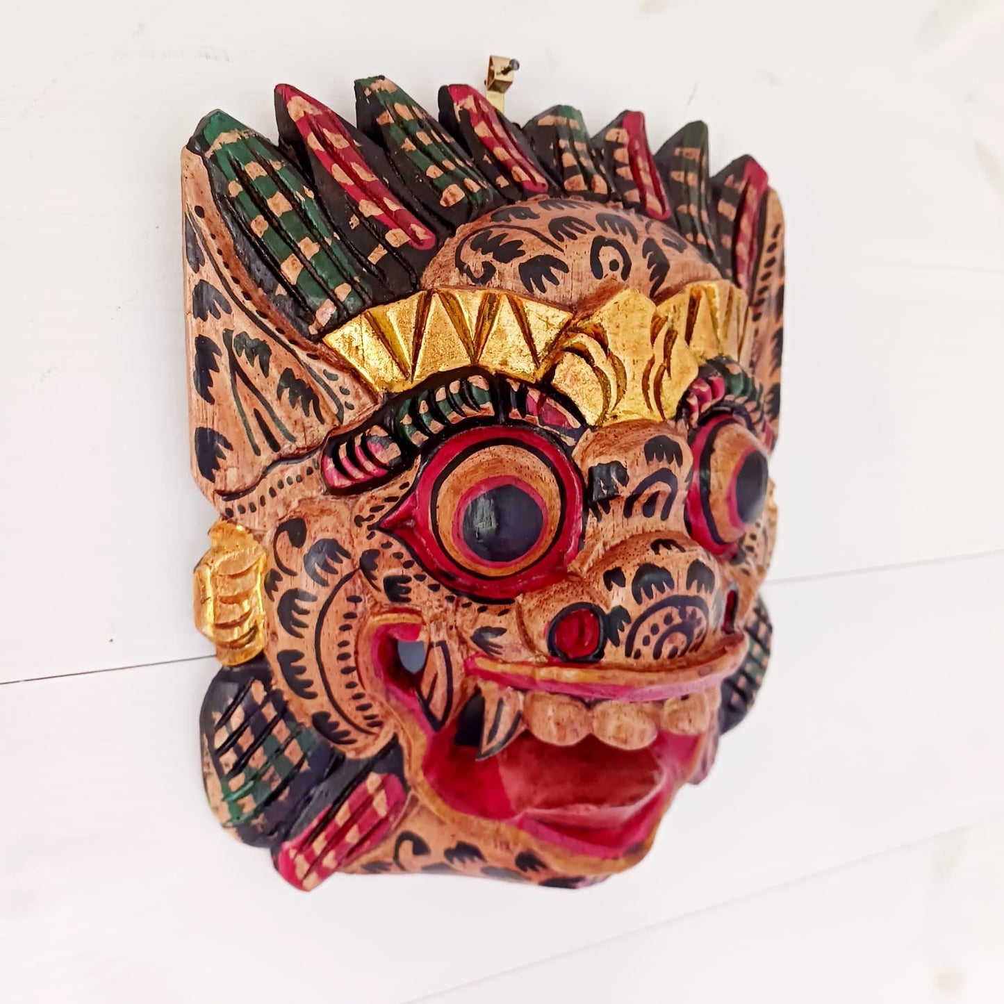 Handcarved Balinese Raksassa Mask