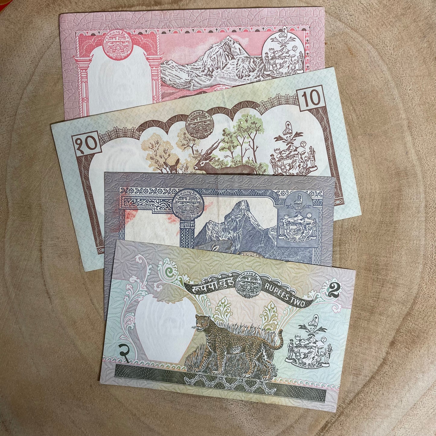 King Birendra Nepali Paper Money Collection