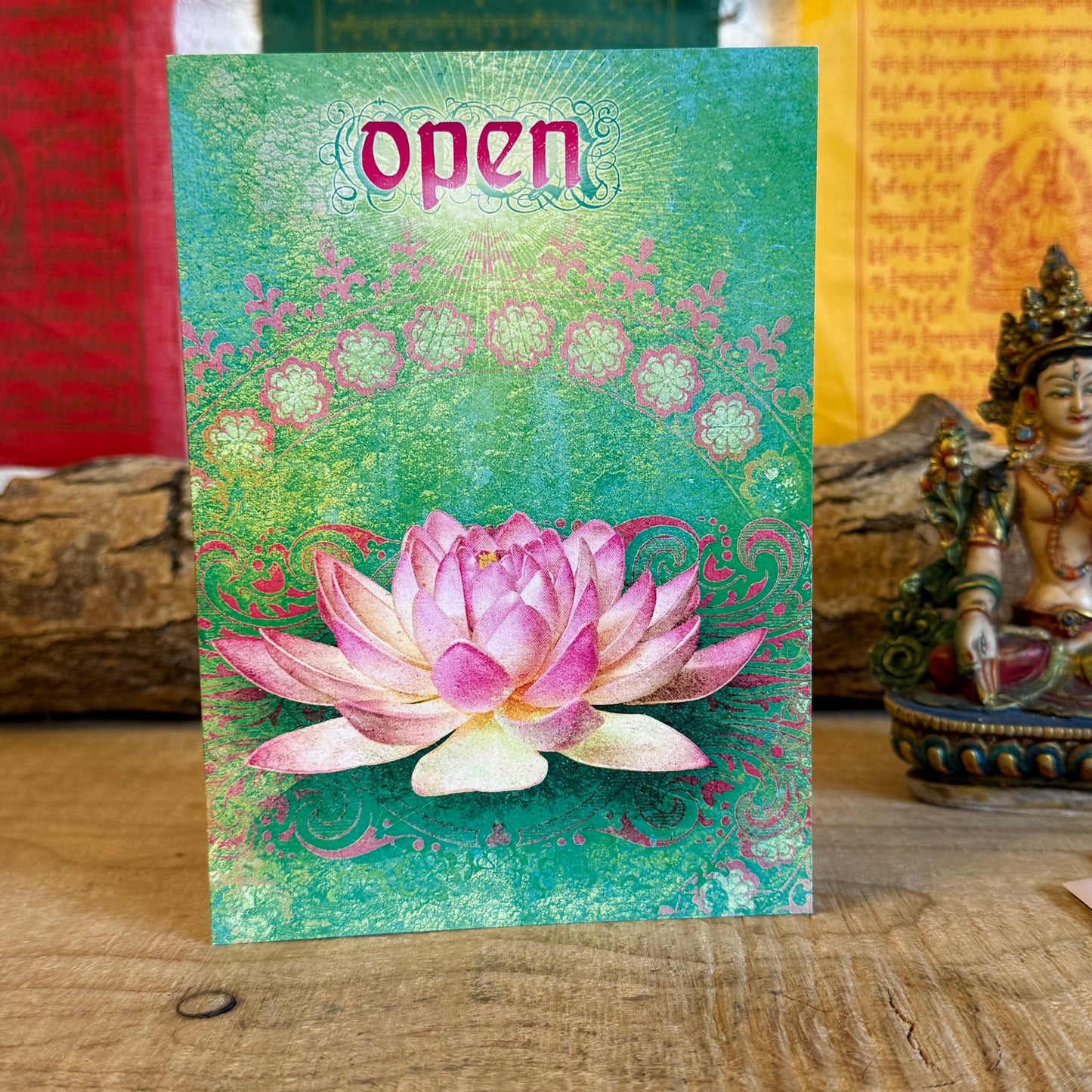 Tree Free Greeting Card - Open (Inspirational)
Dimensions: 125 x 174mm (4.8" x 6.9") approx.
Comes with an illustrated envelope. Each card also has faint artwork inside.
Inside Reads:
May your mind be open to Wonder.
May your heart be open to Love.
May your arms be open to Receive.
May your eyes be open to Beauty.
Tree-Free was founded in 1999 with a millennial eye toward artful simplicity, sustainability, and social impact.
Contrary to conventional greeting cards with flowery sentiments,