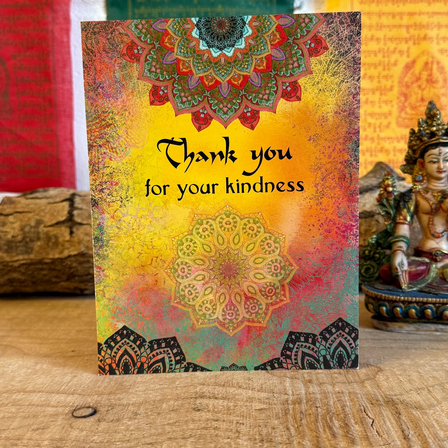  Leanin' Tree Greeting Card - Kindness Greeting Card (Thank You)
Dimensions of Card: 137 x 184mm (5.4" x 7.2") approx.
Please note that this design can include a glitter element on the front, which is not always suitable for recycling. Please check with your local recycling council for further guidance.
Front Reads: Thank you for your kindness
Inside of the Card is Blank