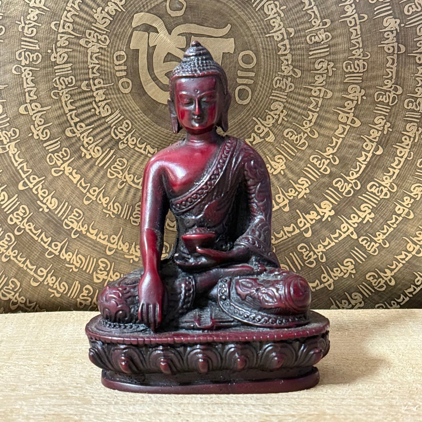 Honour the divine presence of Ratnasambhava, one of the Five Dhyani Buddhas revered in Mahayana and Vajrayana Buddhism. Known as Rinchen Jungne in Tibetan, Ratnasambhava represents the wisdom of equality, transforming pride into compassion and unity. His name translates to “Born from Jewels,” symbolizing spiritual wealth and abundance. A powerful figure in Buddhist teachings, Ratnasambhava helps to overcome greed and ego, inspiring a balanced and enlightened perspective. This sacred representation is i