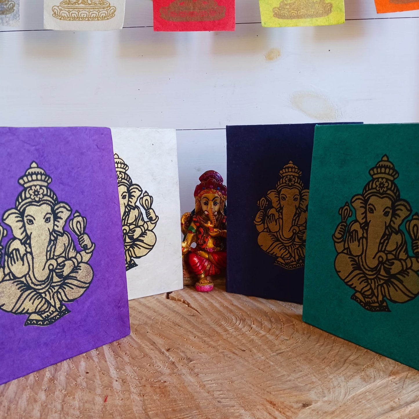 Himalayan Lokta Handmade Eco Notebooks | Ganesh Deep Purple