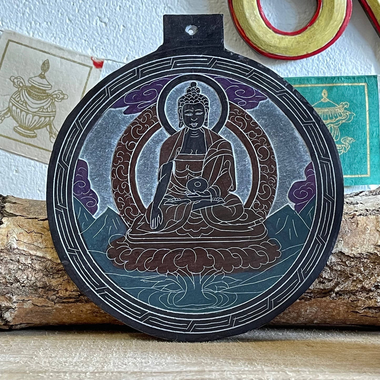 Tibetan Slate Buddha 23cm