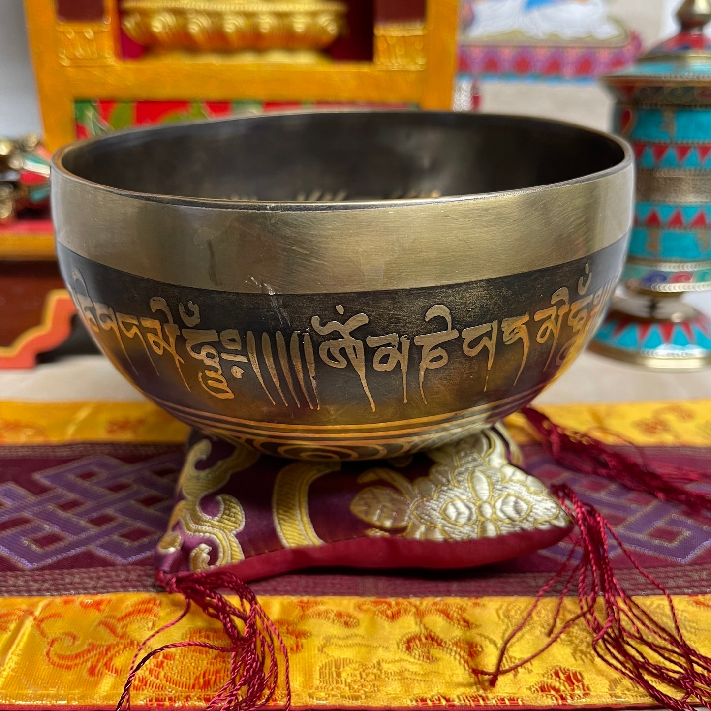 Small Flat Singing Bowl Cushion