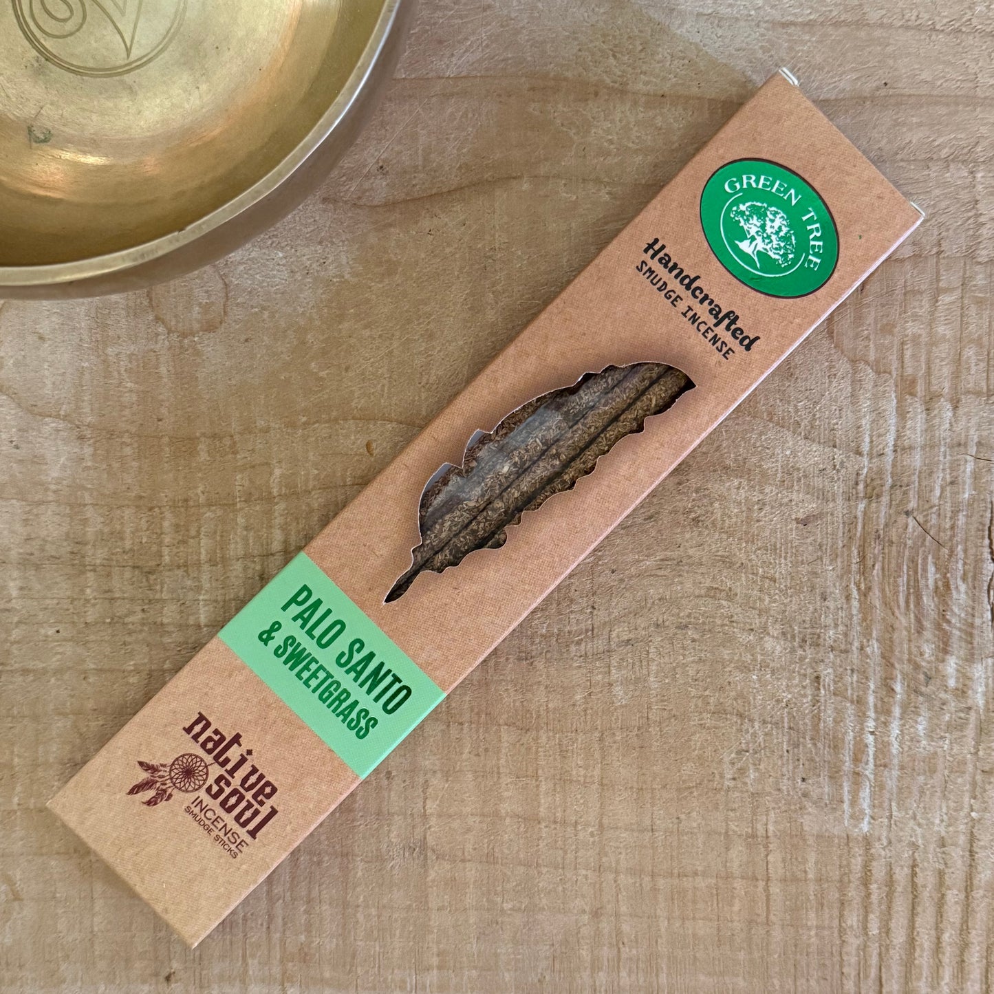 Native Soul Smudge Incense Sticks with Palo Santo and Sweetgrass, natural purification incense