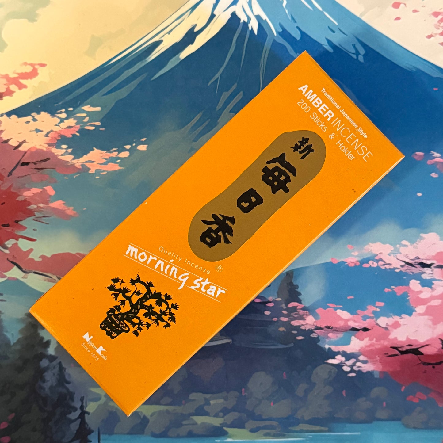 Morning Star Amber Japanese incense sticks warm oriental aroma