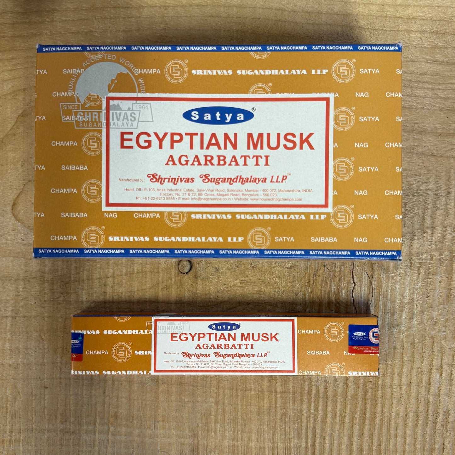 Satya Egyptian Musk Incense – Sacred Aroma for Meditation & Peace