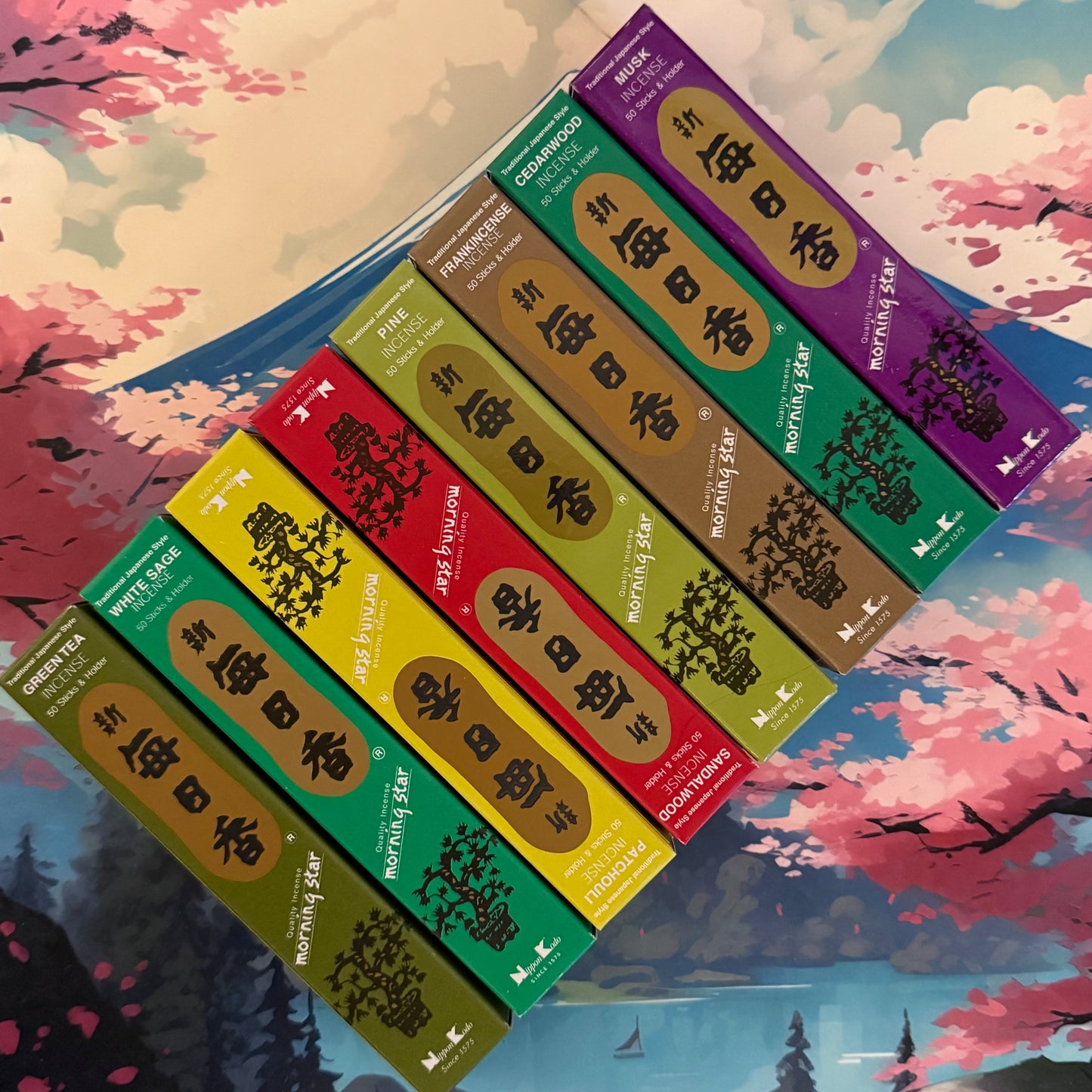 Morning Star Incense Assortment Set of 8 – Nippon Kodo Woody & Herbal