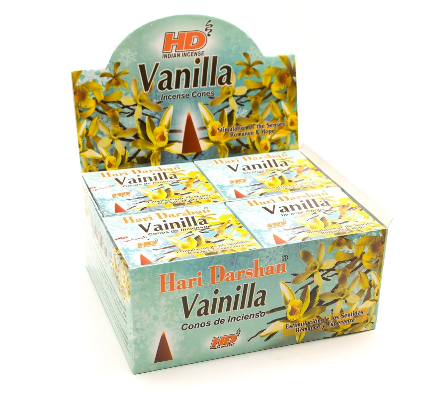 Hari Darshan Vanilla Incense Cones – Handcrafted Indian Meditation Incense