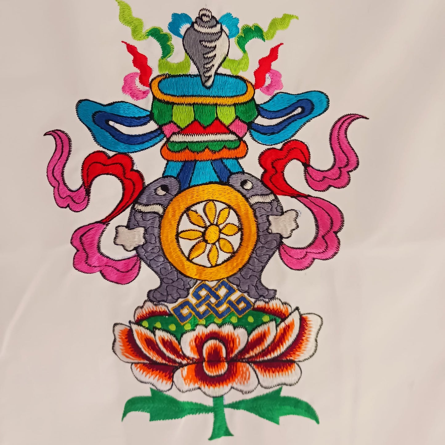 Tibetan Split Door Curtain | Vase of Treasures