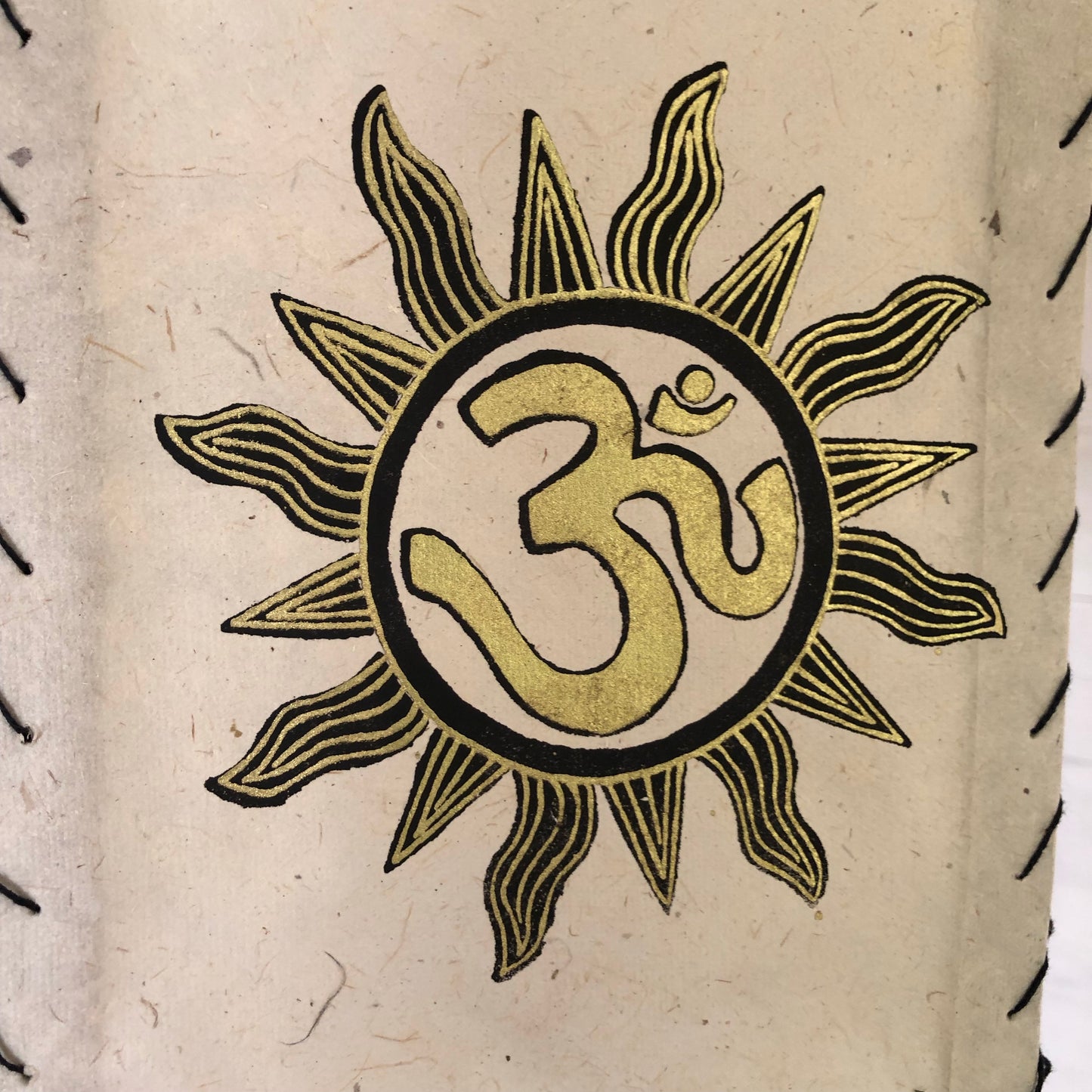 Lokta Paper Nepalese Lampshade Om Mani Padme Hum