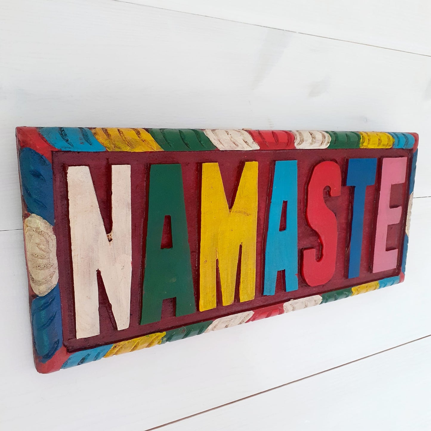 Namaste Sign Wooden Wall Décor