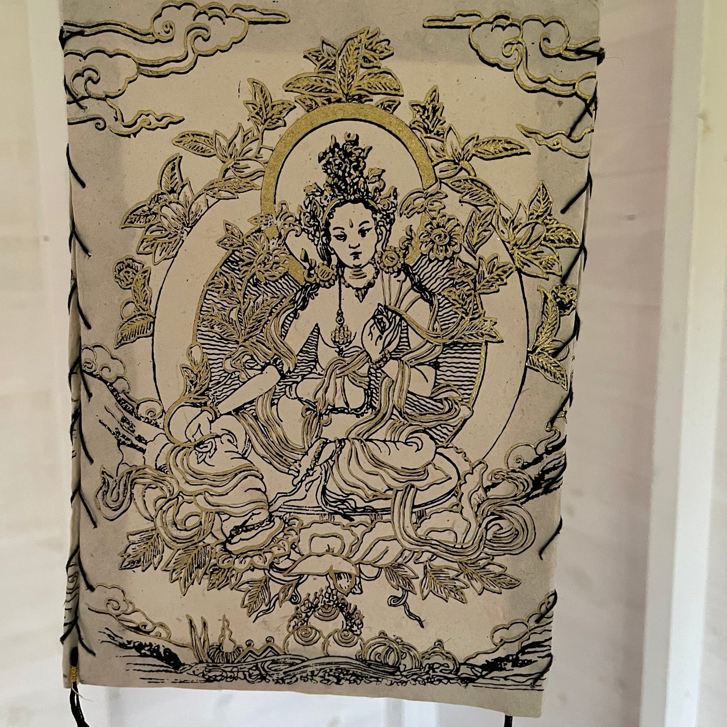 Lokta Paper Nepalese Lampshade Green Tara | Natural