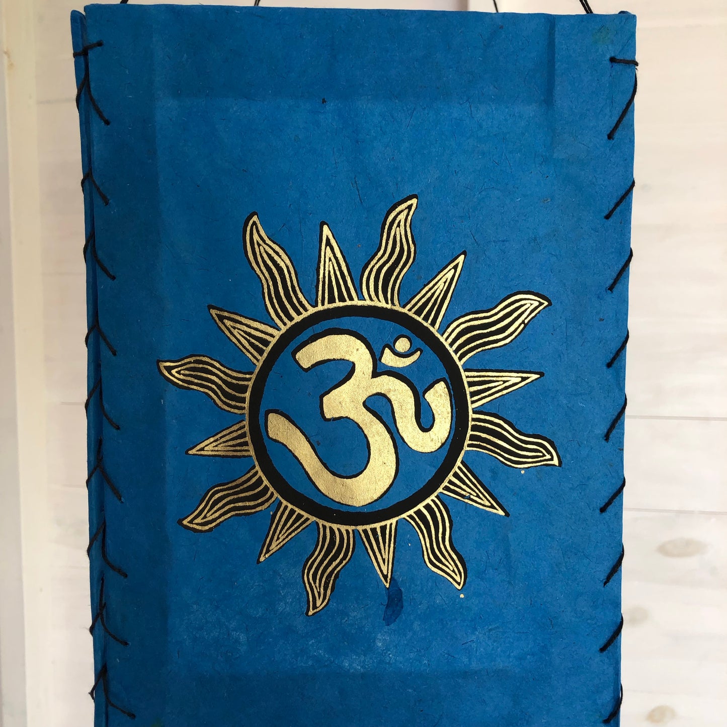 Lokta Paper Nepalese Lampshade Om Mani Padme Hum