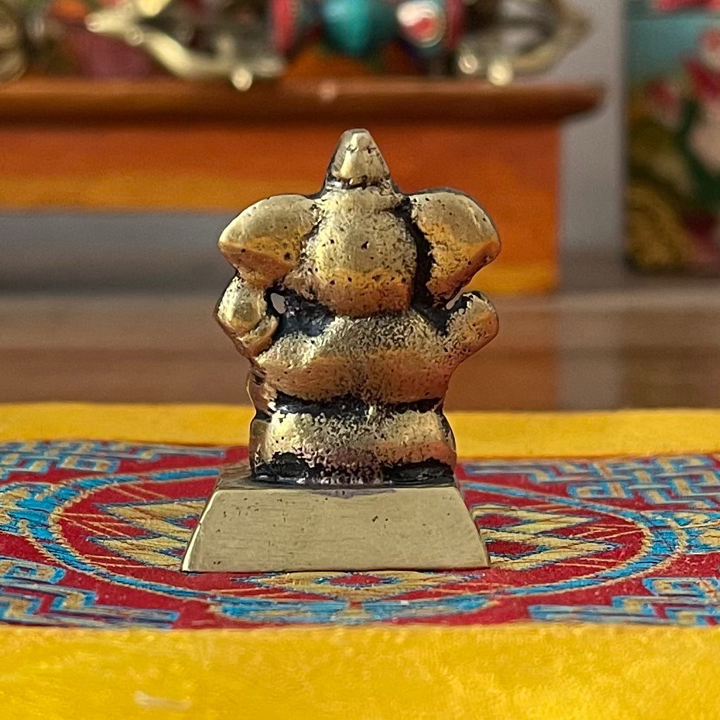 Small Brass Incense burner Ganesha