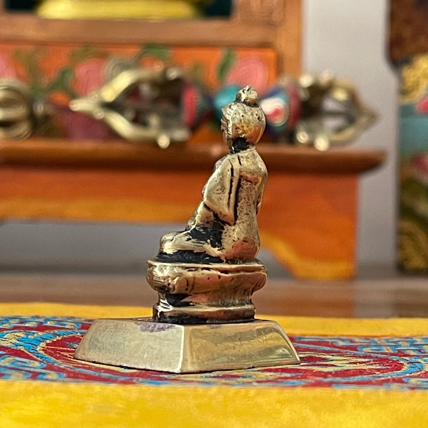 Small Brass Incense burner Buddha