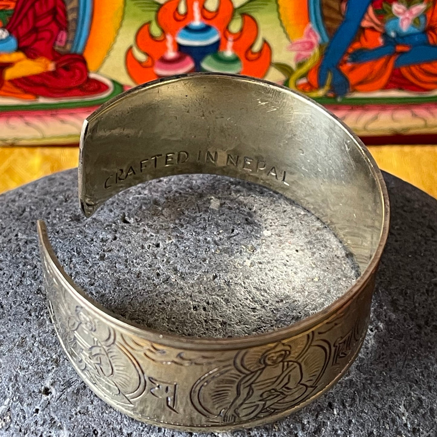 Brass 5 Buddha Bracelet | Buddha Bracelet hand made In Nepal