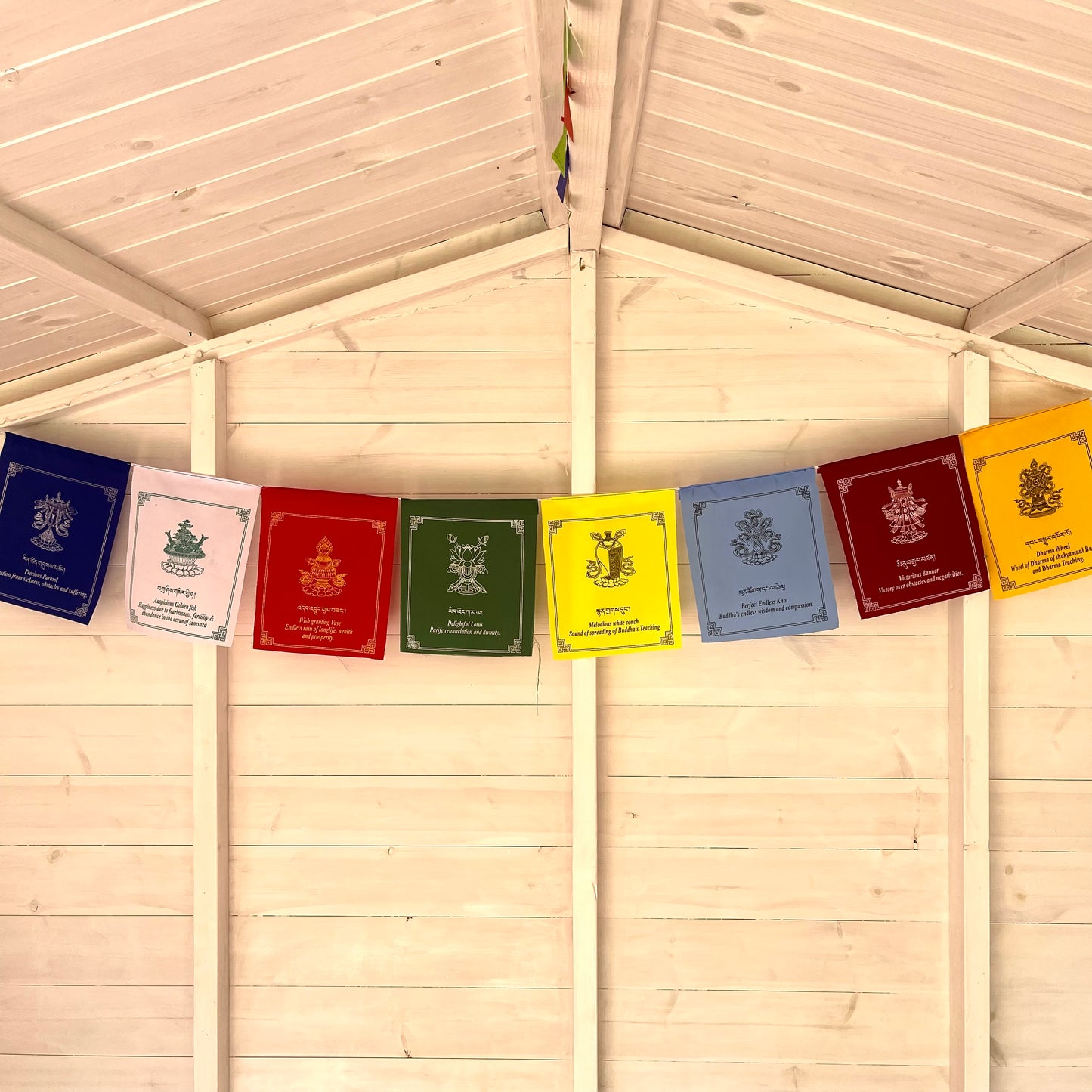 Tashi Tagye Prayer Flags | 8 Flags