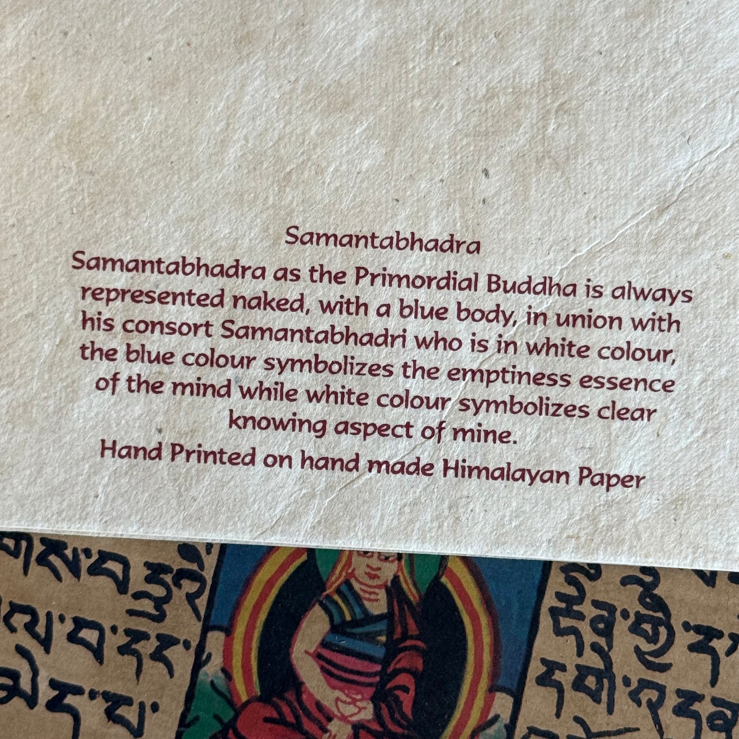 Samantabhadra greeting cards Lokta paper