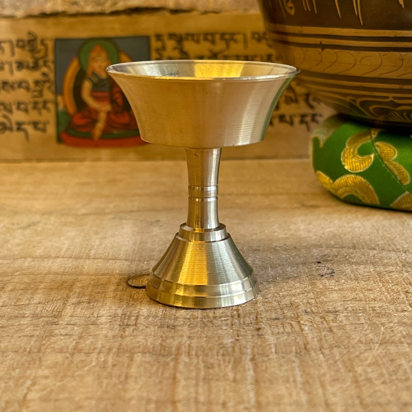 Brass Tibetan Butter Lamp 6 cm