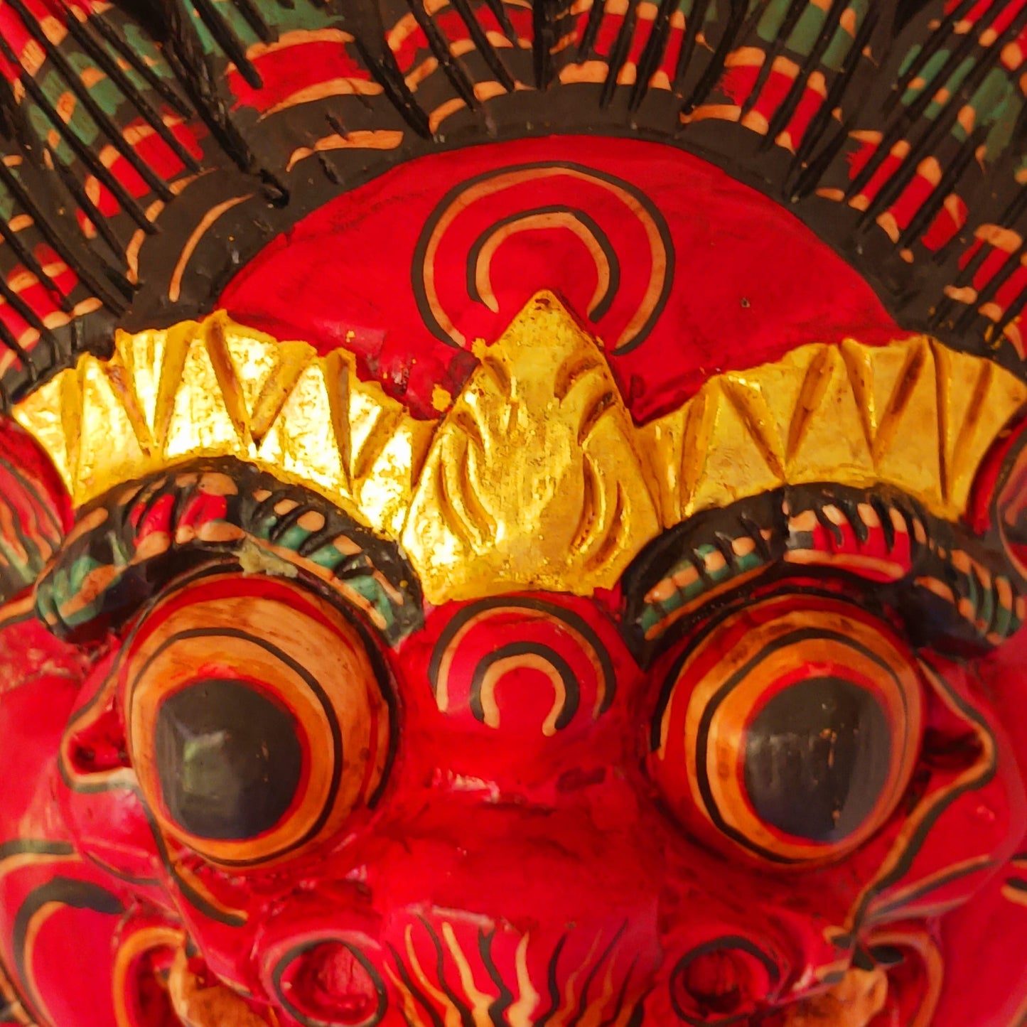 Handcarved Balinese Raksassa Mask | Large