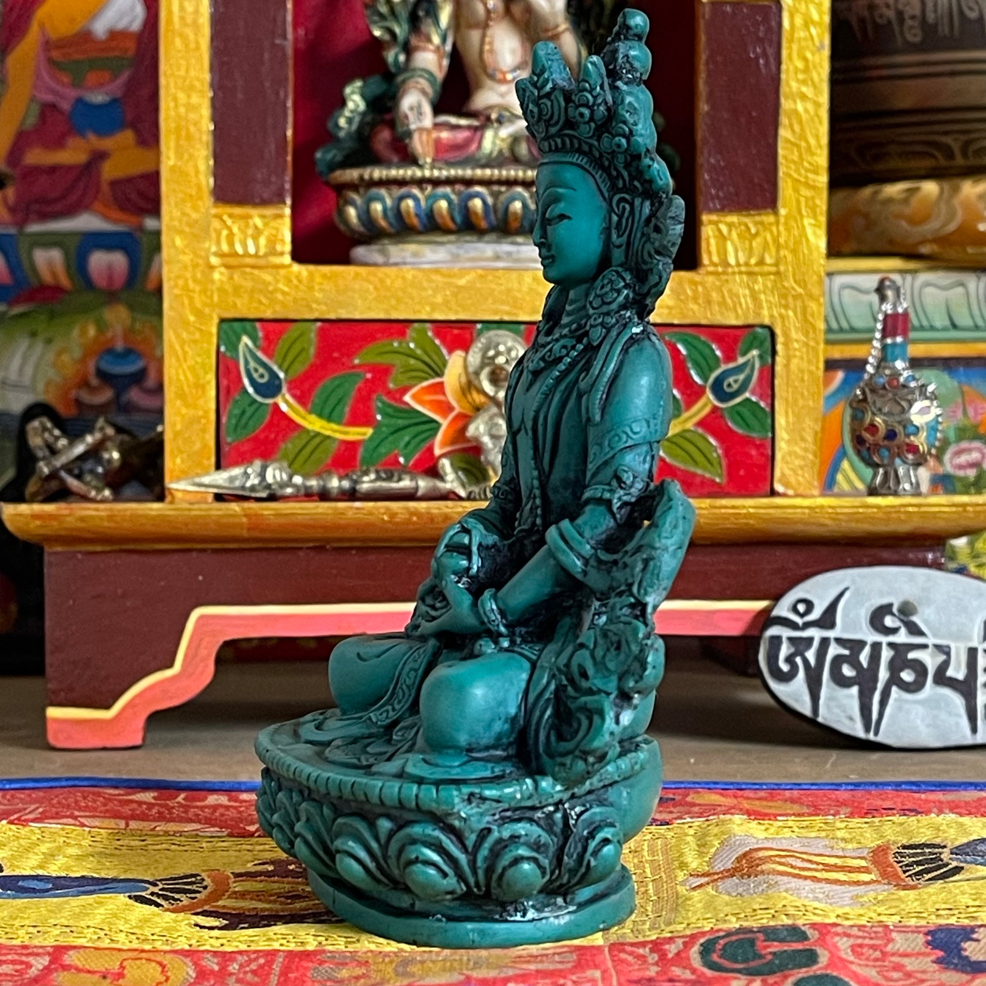 White Tara Statue  15cm