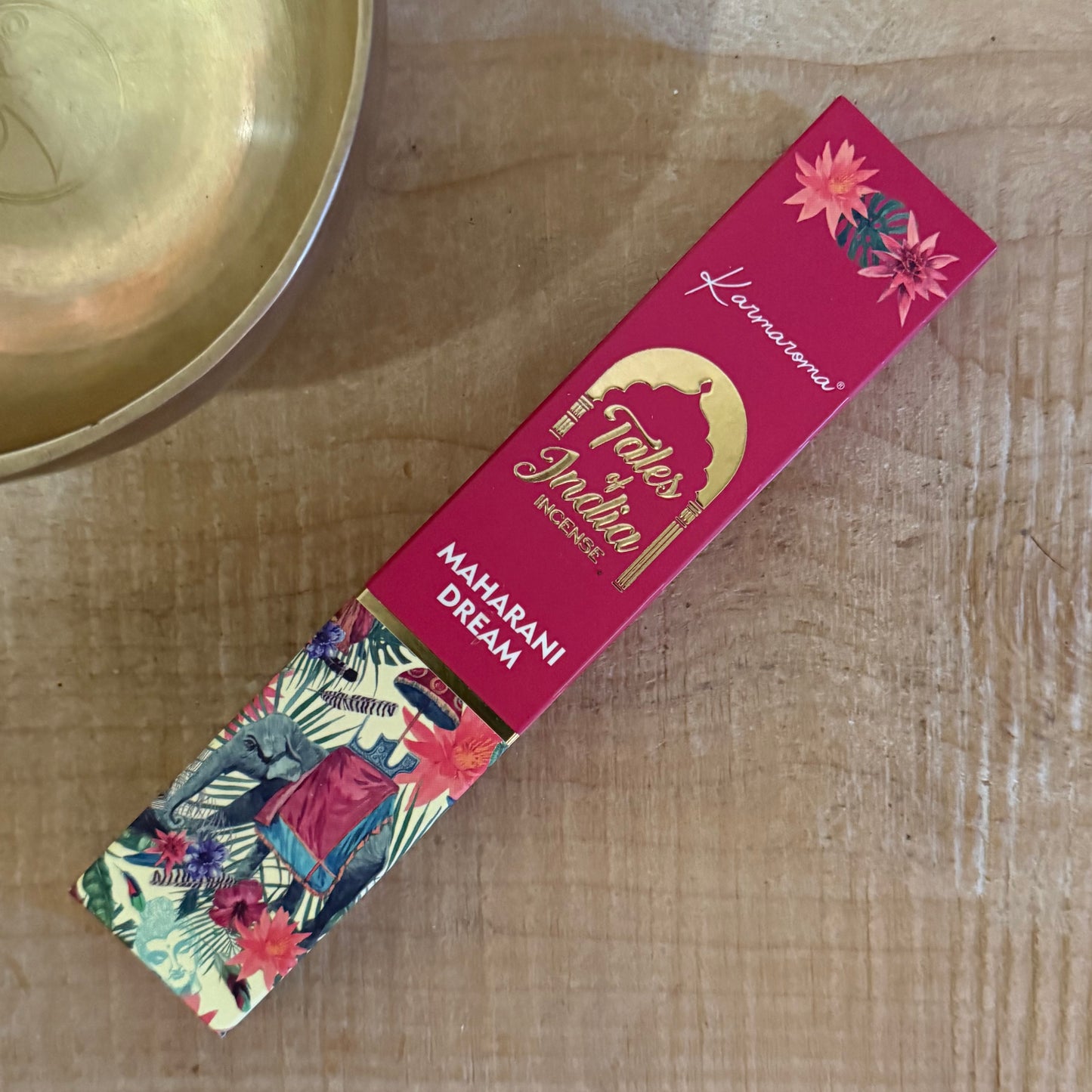 Tales of India Incense Gift Set with Monsoon Magic, Mystic Temple, Maharani Dream, and Masala Chai sticks