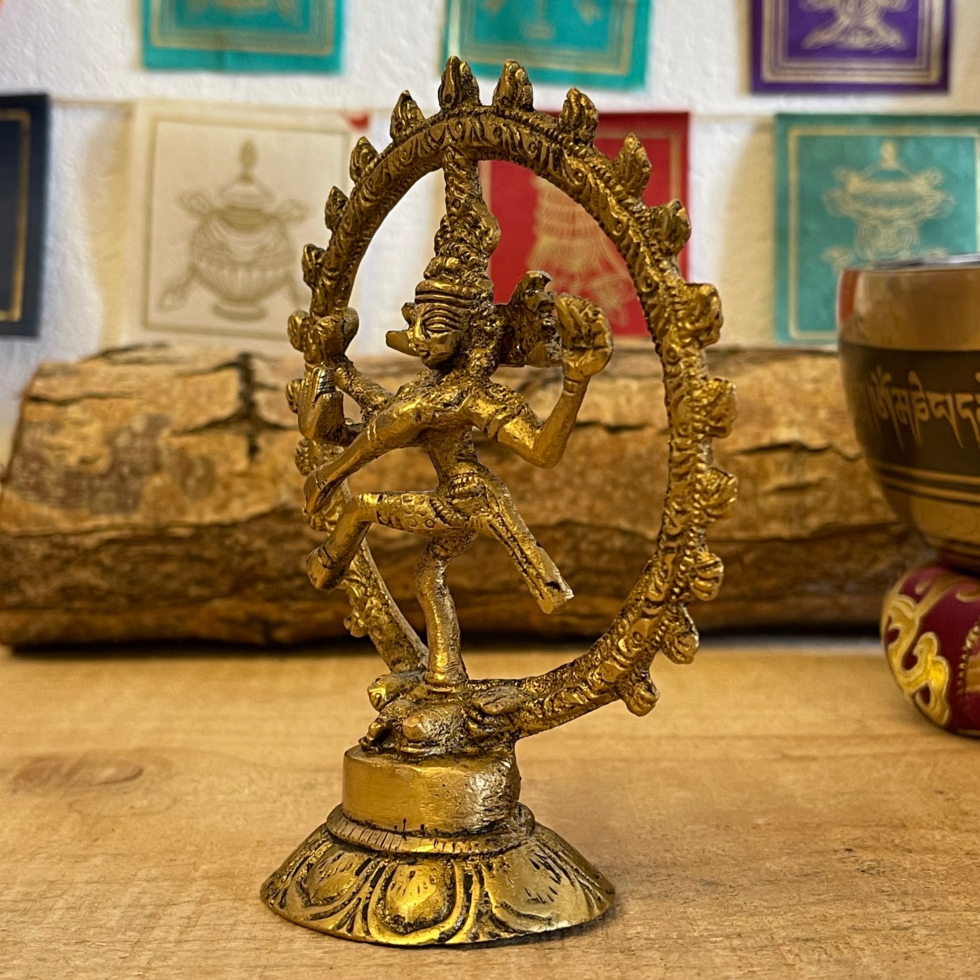 Shiva Nataraja Brass  Statue 13 cm