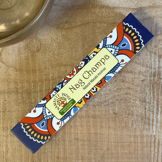 Nag Champa incense for meditation, ritual, and spiritual harmony