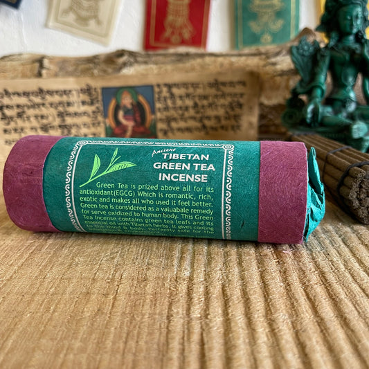 Ancient Tibetan Green Tea   Incense Authentic Tibetan Incense