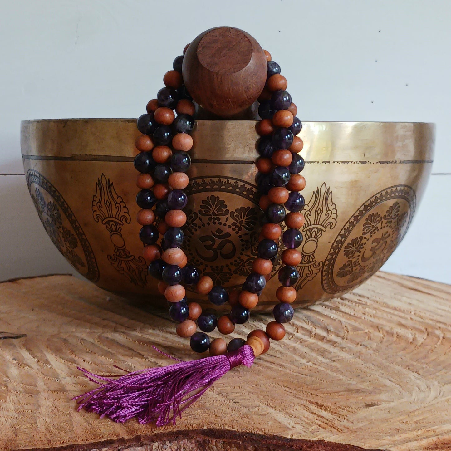 Sandalwood prayer beads