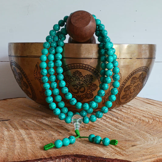 Turquoise prayer beads