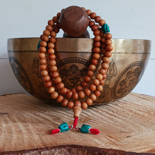 Sandalwood prayer beads