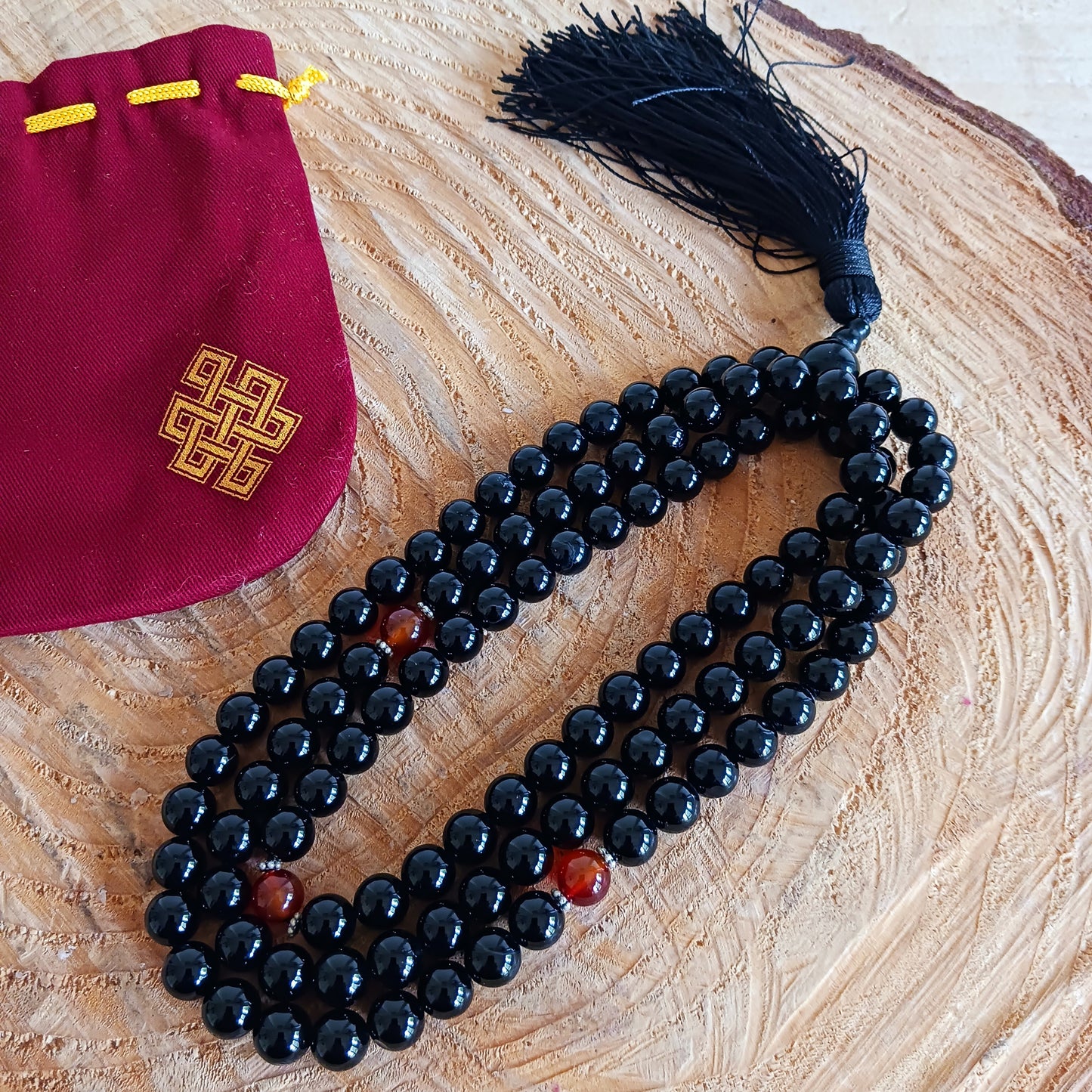  Black Onyx Mallah beads