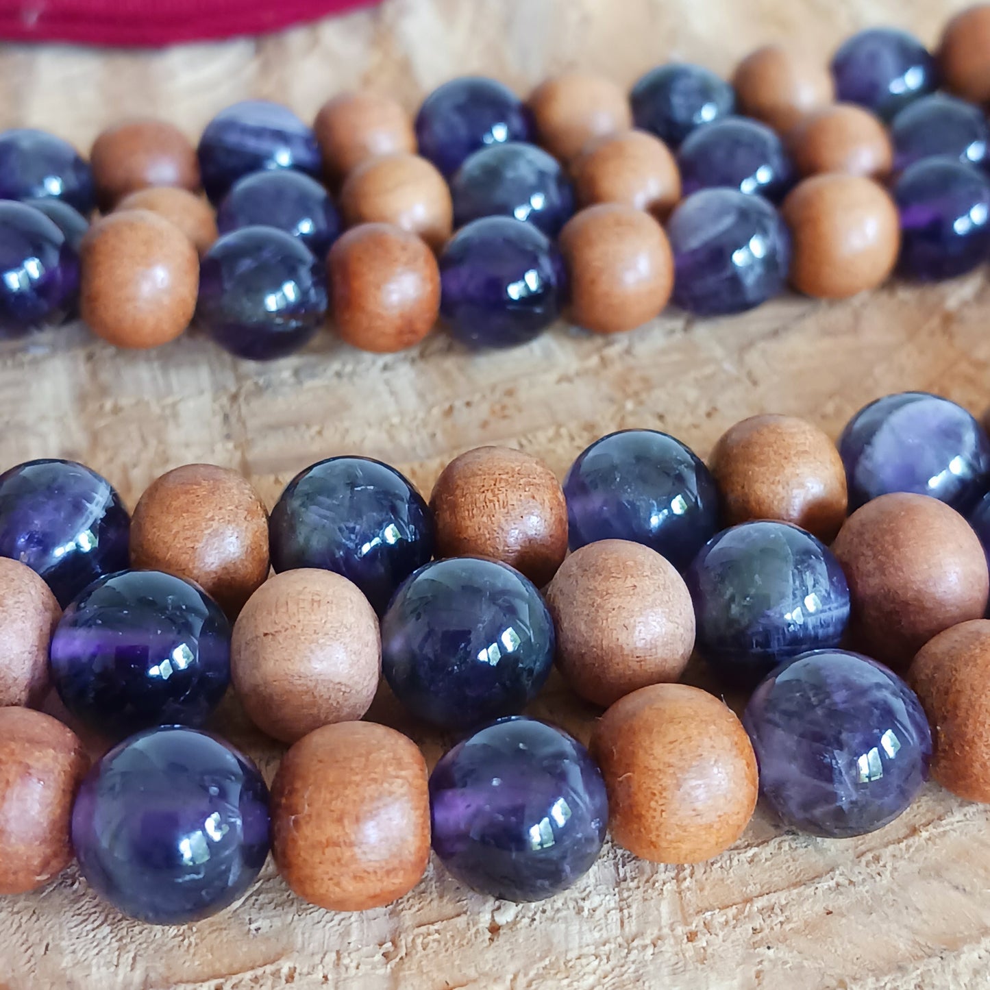 Amethyst mallah beads