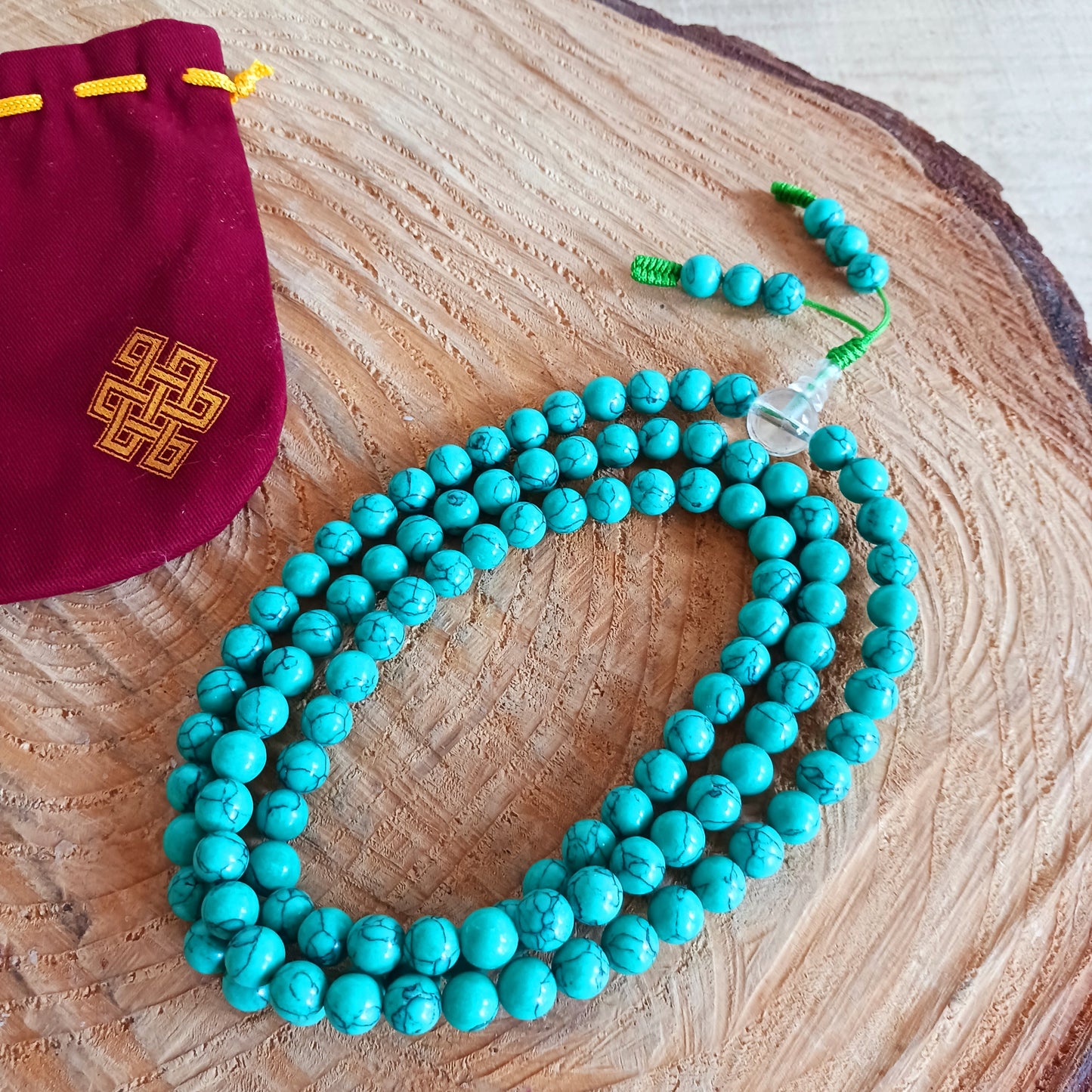 Turquoise mala beads