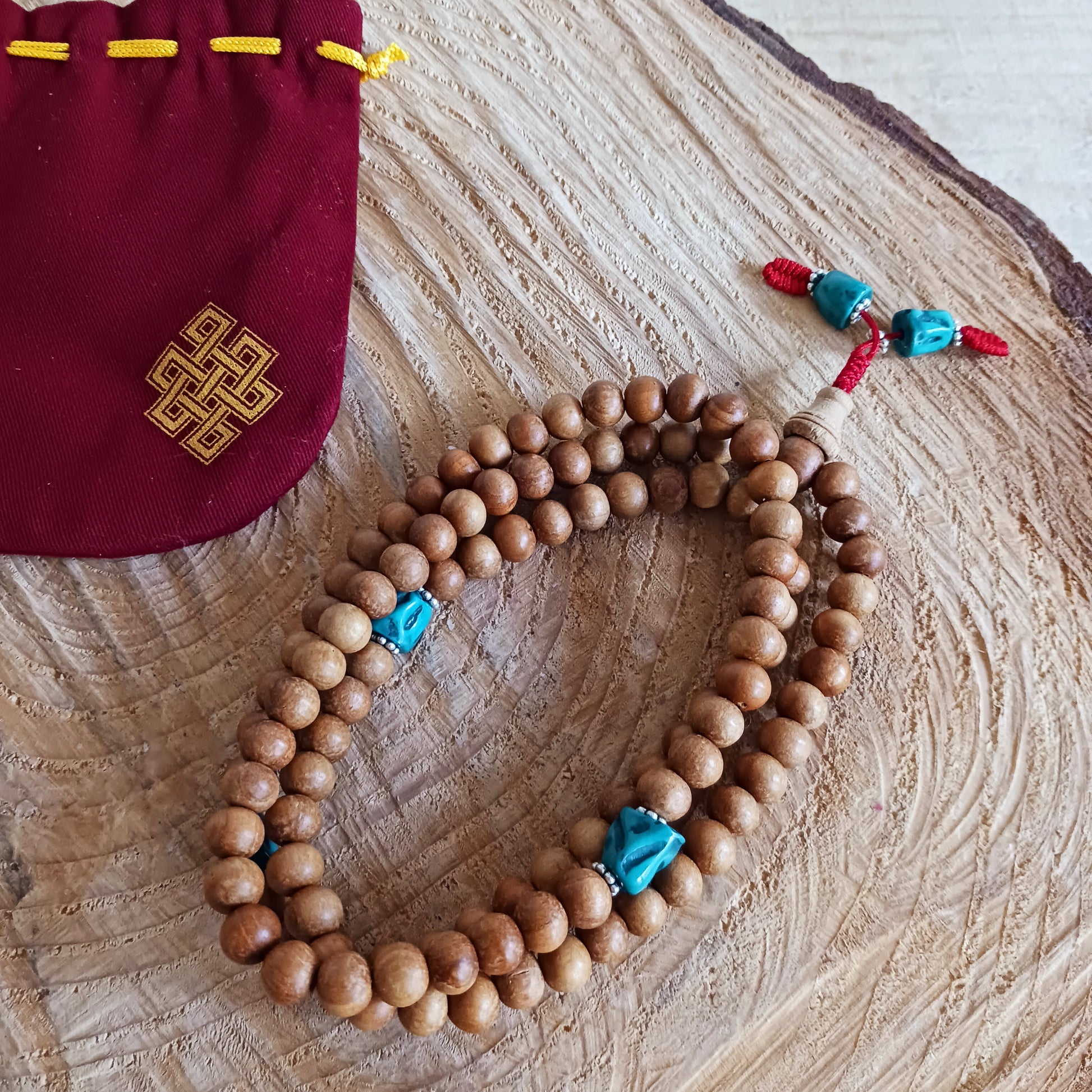 sandalwood mallah beads